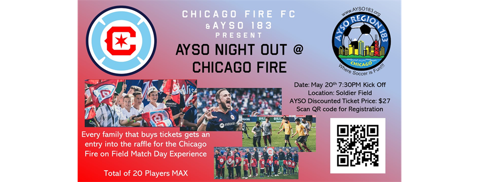 AYSO 183 Chicago Fire Outing!