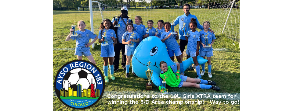 10U Girls XTRA Area 6D Champions!